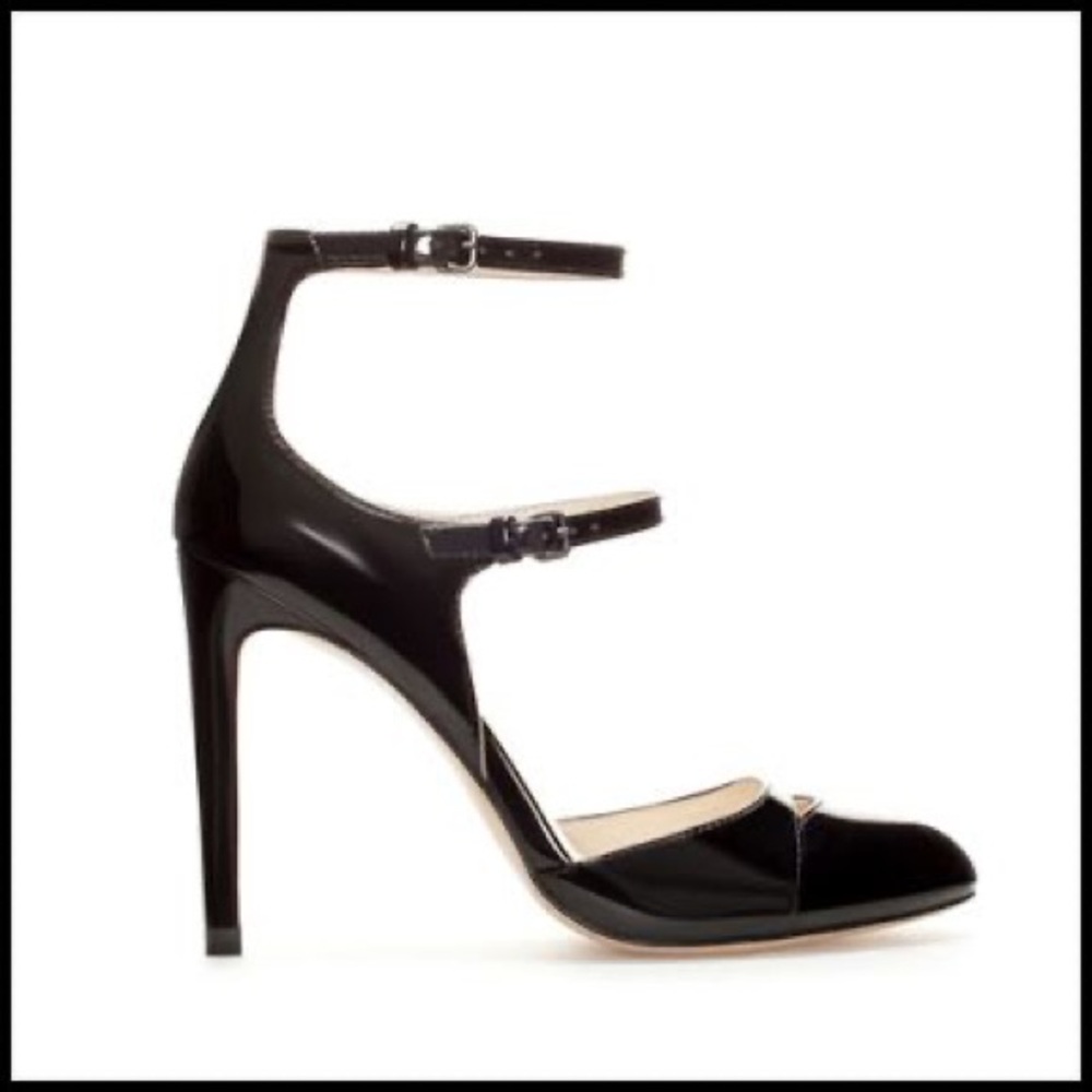 Zara Black High Heel Women's Shoes